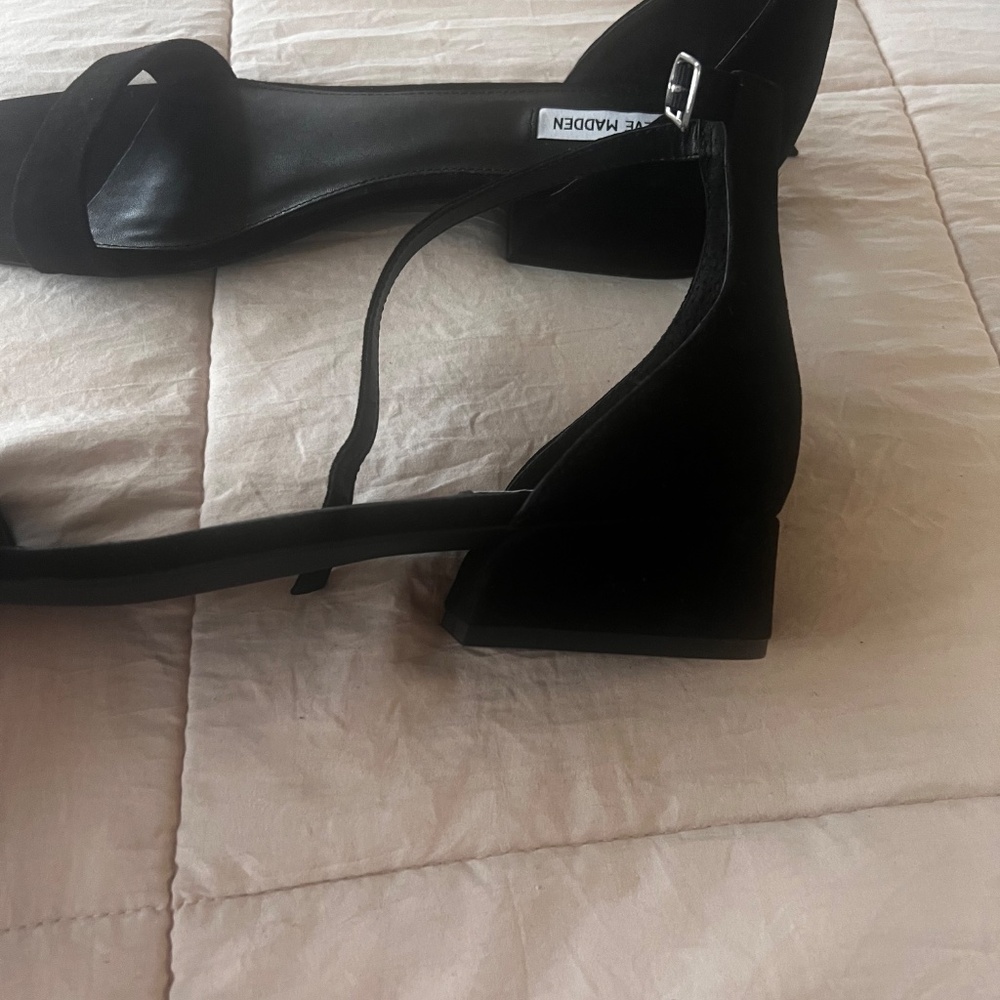 Steve Madden Square Toe Sandal black size 13 - Picture 7 of 12